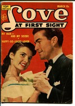 Love At First Sight #20 1953-Ace-pick-up date-Canadian variant-rare-VG - £48.37 GBP
