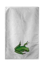 Betsy Drake Green Treefrog Kitchen Towel - £23.73 GBP