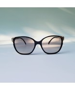 Prada sunglasses black cat eye frames SPR01O 55-17 1AB-3M1 140 2N - £58.48 GBP