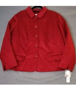 NEW Pendleton Jacket Womens Size 2X Red Merino Wool Blazer MSRP $288 - $178.10 CAD