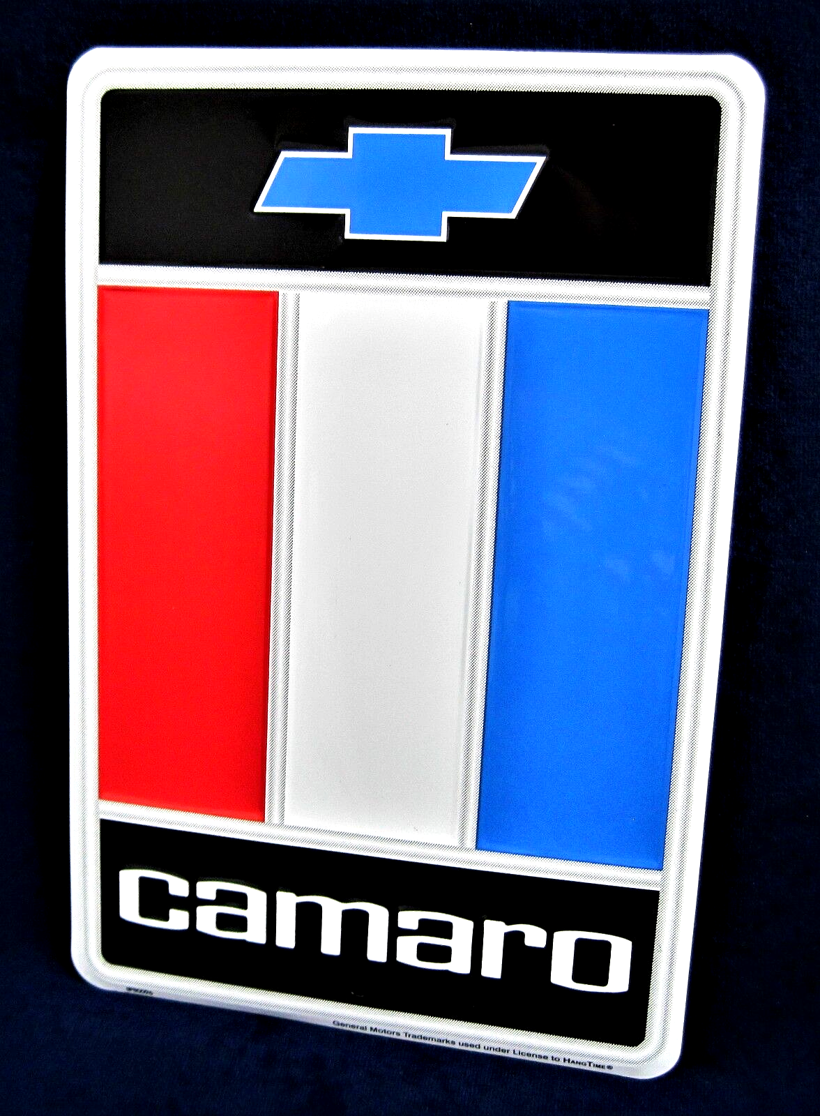 Chevy CAMARO *US MADE* Embossed Metal Sign - Man Cave Garage Shop Bar Wall Décor - £12.58 GBP