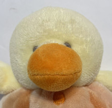 Aurora Baby Beanie Plush Baby Duck Orange and Yellow Soft 7 Inches - $16.56