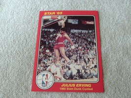 1985 Star Julius Erving # 3 Slam Dunk Super... - £221.01 GBP