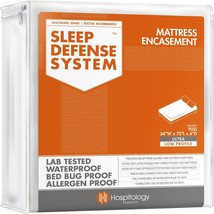 Mattress Encasement By Hospitology Products, Zippered Bed Bug, 54&quot; W X 7... - £37.72 GBP