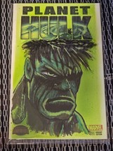Planet Hulk #1 Blank Variant Cover Sketched Painted &amp; Signed by Brian Cencere NM - £194.62 GBP