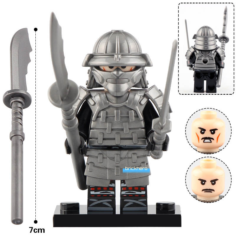 Samurai Warriors Japanese Ancient Soldier Lego Compatible Minifigure Brick Toys