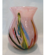 Pale Rose Petite Vase by Ron Hinkle Glass #11410 - £33.63 GBP