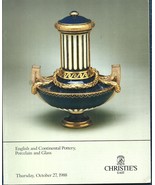 Pottery, Porcelain- Oct. 27, 1988-Christie&#39;s Catalog-Color, B &amp; W Illust... - £7.50 GBP