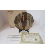 GONE WITH THE WIND RHETT COLLECTOR PLATE #17086 COA BOX 4TH ISSUE  - €11,84 EUR