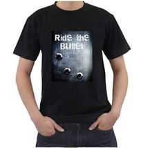  Man t-shirt with the bullet print  Original and customized print  - £27.81 GBP