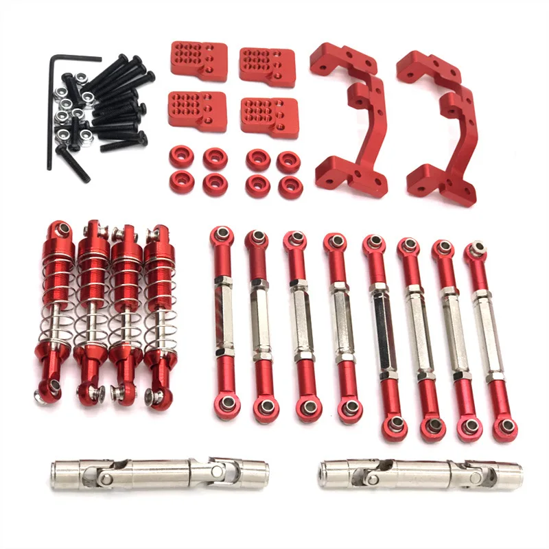WPL C14 C24 1/16 RC Car Feiyu FY003-5A Metal Upgrade Parts, Tie Rods, Drive - £28.24 GBP+