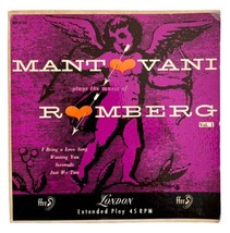 Mantovani Plays Romberg Volume 1 45 EP 1950s Vinyl Record 7&quot; With Case 45BinF - £15.73 GBP