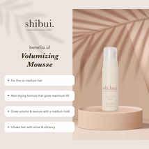 SHIBUI Volumizing Mousse, Weightless Lift & Color Protection, 7 fl oz.  image 2
