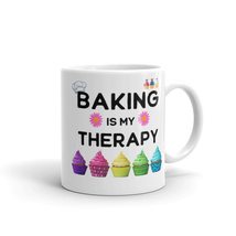Baking Is My Therapy Mug, Funny Gift for Bakers, Baking Mug, Baker Mug, Baker Gi - £14.76 GBP