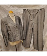 NWT Talbot&#39;s Petite Women&#39;s Gray Pinstripe Blazer Size 14P and Pants Siz... - £202.40 GBP