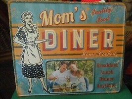 RARE Sign....MOM&#39;S DINER with Space for Photo of Owners - £36.07 GBP