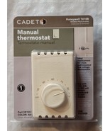 CADET Honeywell Mechanical Thermostat T410B Double Pole White 120 208 24... - £15.25 GBP