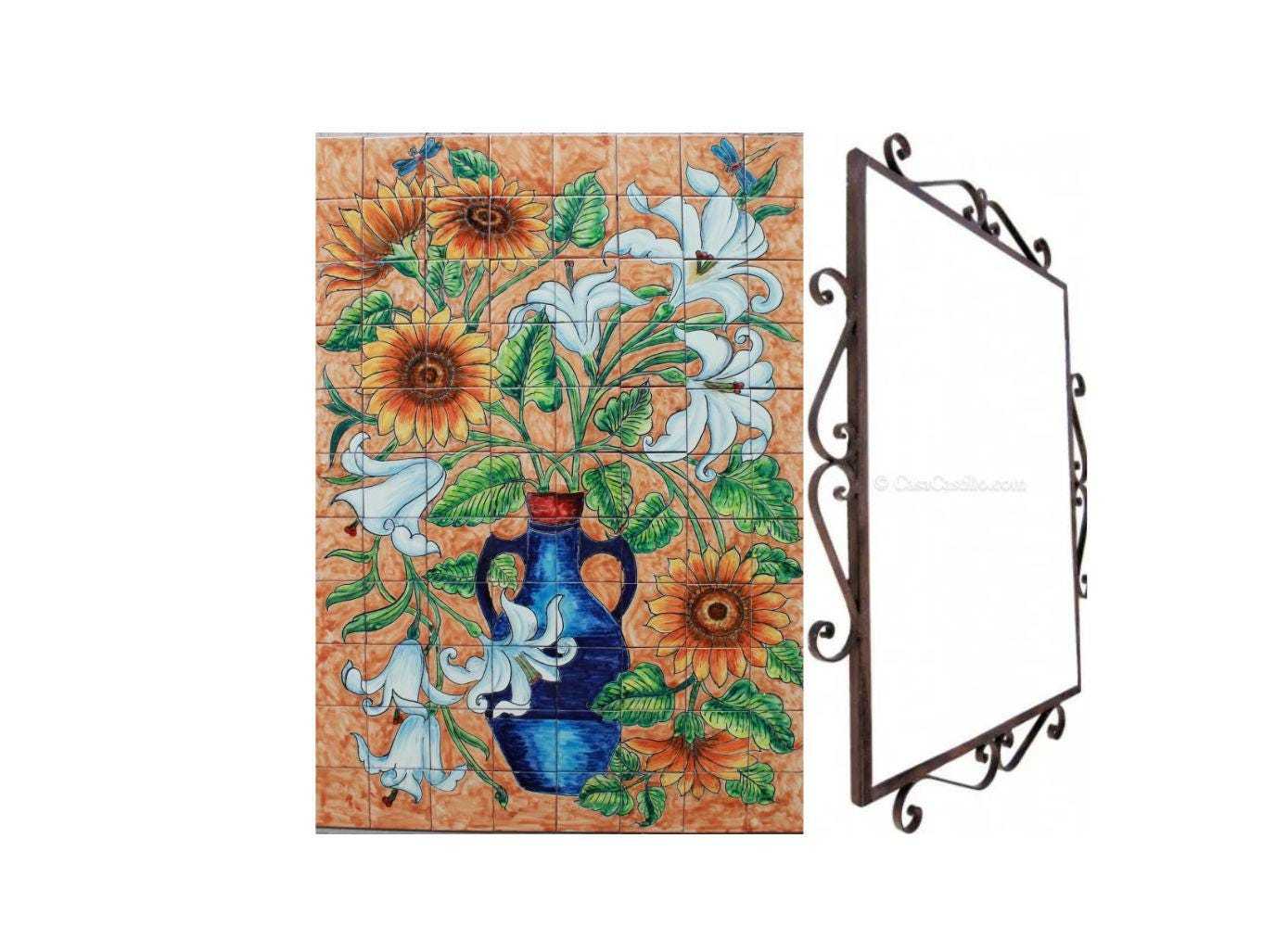 Mexican Talavera  Frost Proof Mural - Frutero5 - - $792.00