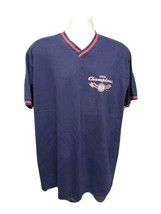 Vintage 1998 NY Yankees World Series Champions Adult Blue XL TShirt - £14.56 GBP