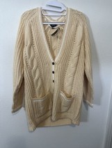 Torrid Sand Raglan Cable Knit Button Front Cardigan Sweater Size Large (0) - $59.99