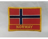 Norway Country Flag Embroidered Iron On Patch 3 1/4&quot; X 2 1/4&quot; - $24.74