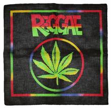 K&#39;s Novelties Set of 12 Reggae Weed Marijuana Cannabis 100% Cotton Bandanna - £19.49 GBP
