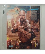 Dwayne Johnson The Rock 8x10 signed AUTOGRAPHED Auto magazine tearout WW... - $2,296.19 MXN