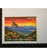 Mint US Great Smoky Mountains Single Stamp With Plate 1 stamp (MNH) - £20.44 GBP
