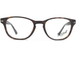 Persol Eyeglasses Frames 3086-S 9001/81 Matte Brown Tortoise Horn Rim 51-19-140 - £134.35 GBP