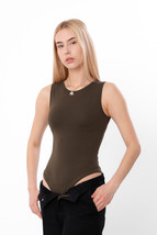 Basic Women’s Tank Bodysuit – Elastic Cotton, Retains Shape &amp; Color, Ide... - $25.23+