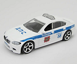 BMW M5 Police Car, White Matchbox Scale 1:64 – Special Edition - £23.50 GBP
