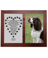 Pet Memorial Personalized Engraved Frame 4x6 Poem Plate Dog Cat Any Pet ... - £35.97 GBP