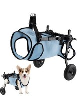 Celestaura Dog Wheelchair Cart for Back Legs Doggy/cat Wheelchair Blue S... - $29.69