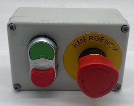 Unbranded 240V 3A Emergency Stop Switch Box W/Baco Contact Blocks  - $18.50