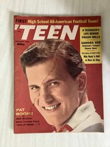 &#39;teen - January 1958 - Sandra Dee, Johnny Otis, Tony Perkins, Nick Todd &amp; More! - £23.68 GBP