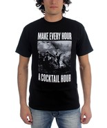 Kr3w Make Every Hour A Cocktail hour Black White T-Shirt Protest Demonst... - $364.23 MXN Kr3w Make Every Hour A Cocktail hour Black White T-Shirt Protest Demonst... - $364.23 MXN
