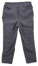 Gloria Vanderbilt Jeans Womens size 16 Gray Amanda  Pants Denim Stretch ... - $11.87