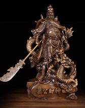 Chinese Style Guanyunchang Resin Statue - £312.89 GBP