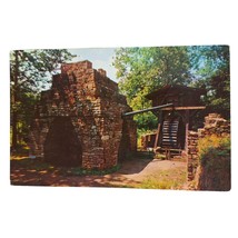 Postcard Hopewell Furnace And Water Wheel Birdsboro Pennsylvania Chrome ... - $6.92