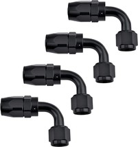 Evil Energy 6An Hose End Fitting 90 Degree Swivel For Cpe Braided Hose Black - $38.93