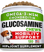 Glucosamine Treats for Dogs - Joint Supplement W/Omega-3 Fish Oil - Chon... - €27,95 EUR