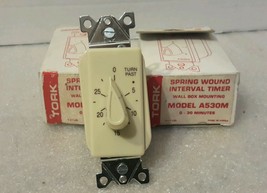 TORK A530M 0-30MIN TIMER WALL BOX MOUNTING (LOT OF 2) NEW $39 - £26.20 GBP