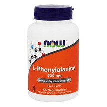 NOW Foods L-Phenylalanine 500 mg., 120 Capsules - $14.75