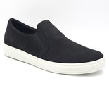 ECCO Women Slip On Sneakers Soft Classic SO Size US 10 EU 41 Black Nubuck - $69.30