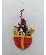 Camari Bread Dough Noah’s Ark Christmas Ornament Made in Ecuador Santa C... - $20.47 CAD