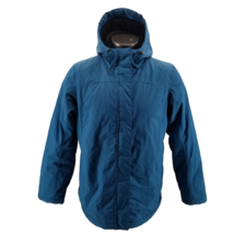 LL BEAN Winter Warmer  NYLON Jacket Hood Fleece Lined  Adjustable Waist ... - $46.41