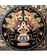 36&quot; Handmade Marble Table Top with Real Gemstone Inlay Work - €2.097,42 EUR