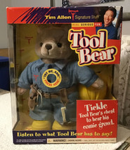TIM ALLEN Interactive TOOL BEAR with Tool Belt and Hard Helmet - NEW IN BOX - £38.92 GBP