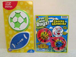 Kids Boys Play Sets Jaru Sticky Feet Wall Walkers &amp; 4&quot; Foam Game Ball Stampers - £5.17 GBP