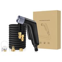 High Pressure Water Gun Water Sprayer Car Wash Tool With Telescopic Hose - £46.98 GBP